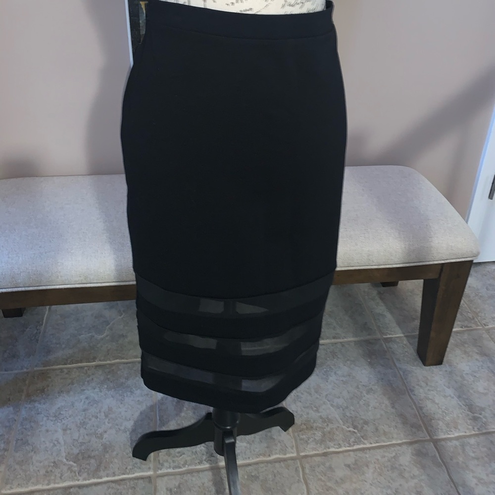 Haute Monde Black Skirt, Size L.